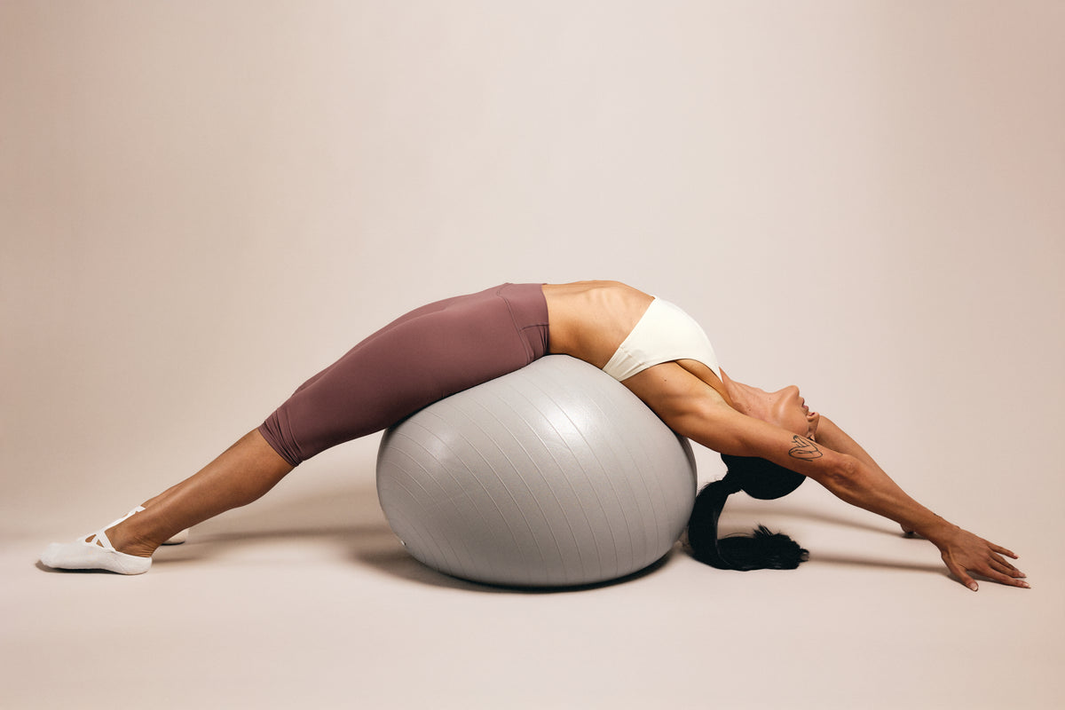 RIVARIE activewear in a natural landscape