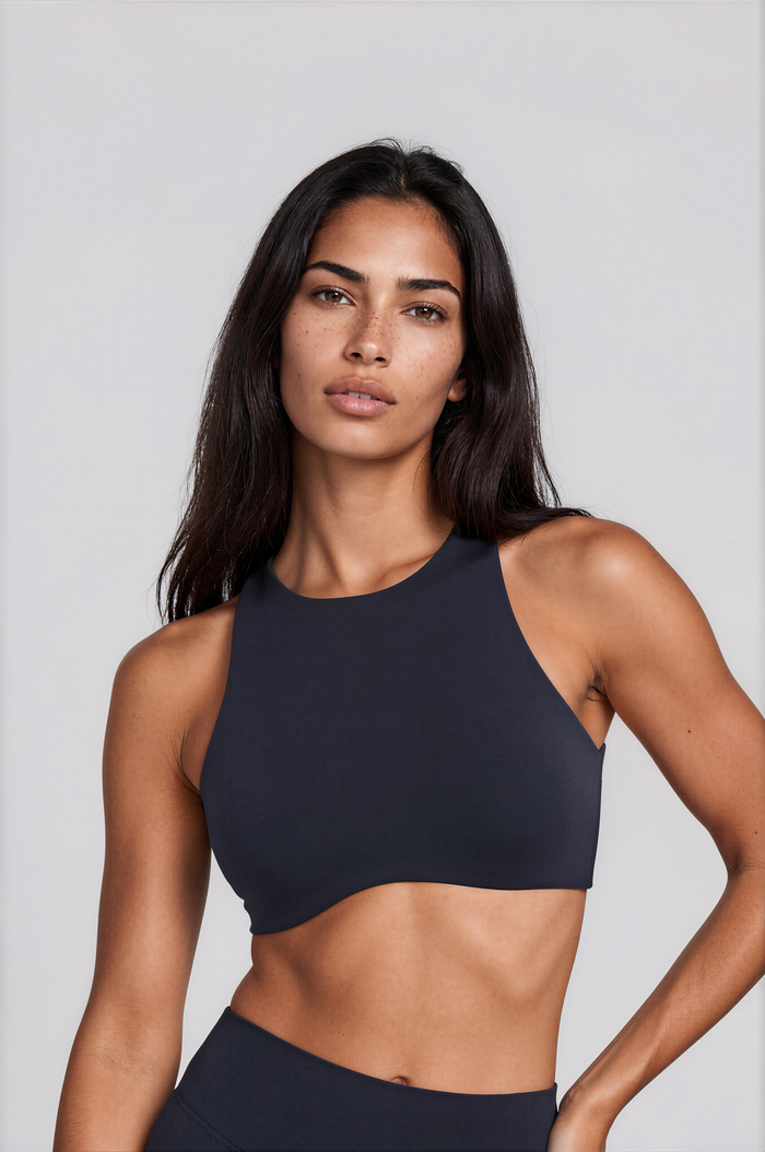 Halo Open-Back Crop Top