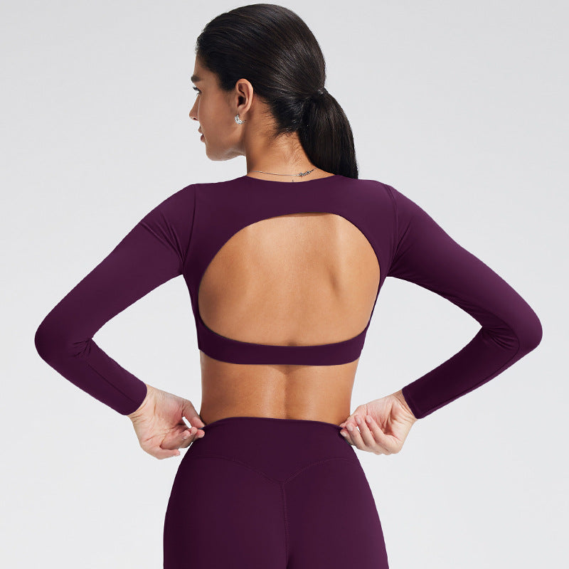 Halo Long Sleeve Crop Top
