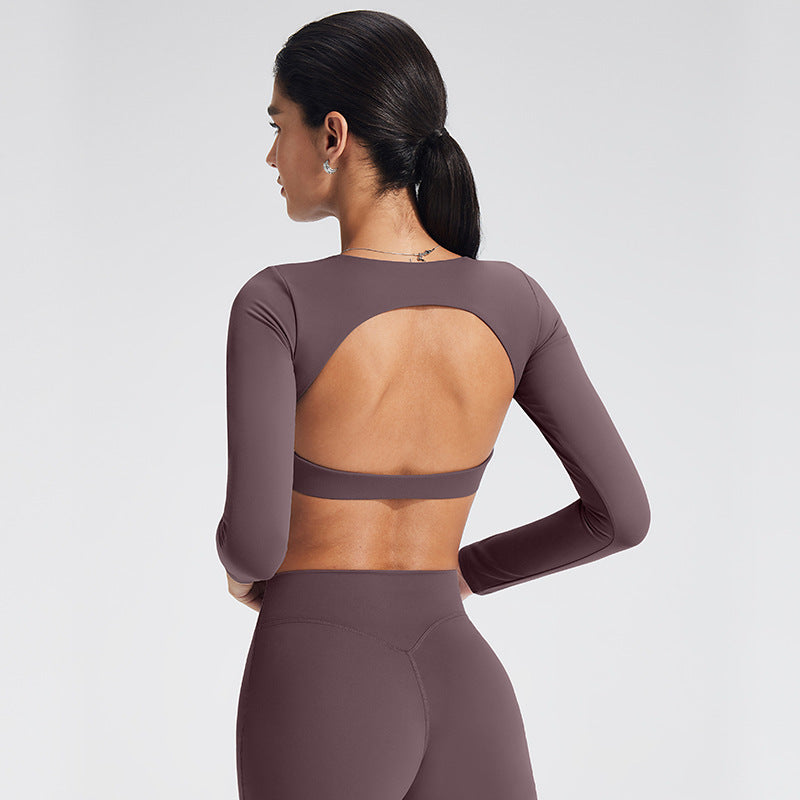 Halo Long Sleeve Crop Top